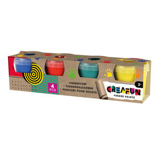 Creafun vingerverf – 4 × 140 g