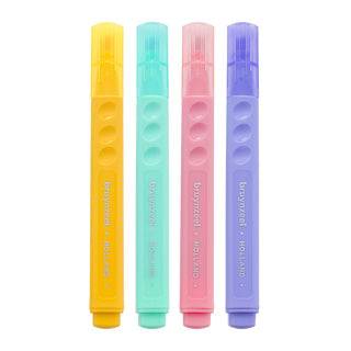 Bruynzeel markeerstiften pastelkleuren 4 stuks
