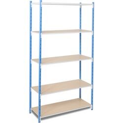 Basiselement arno space 100x60x200cm grijs lichtblauw