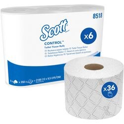Toiletrollen scott 8518 wit 36 rollen