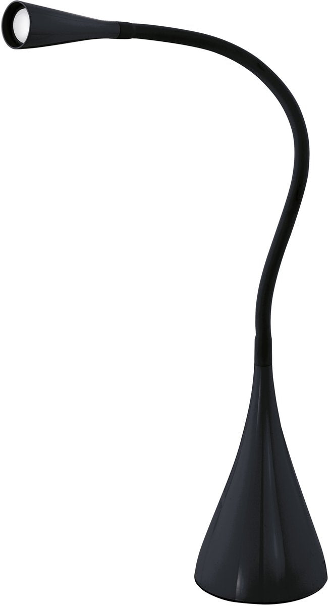 Eglo snapora - tafellamp - led - zwart - met touch dimmer - flexibel