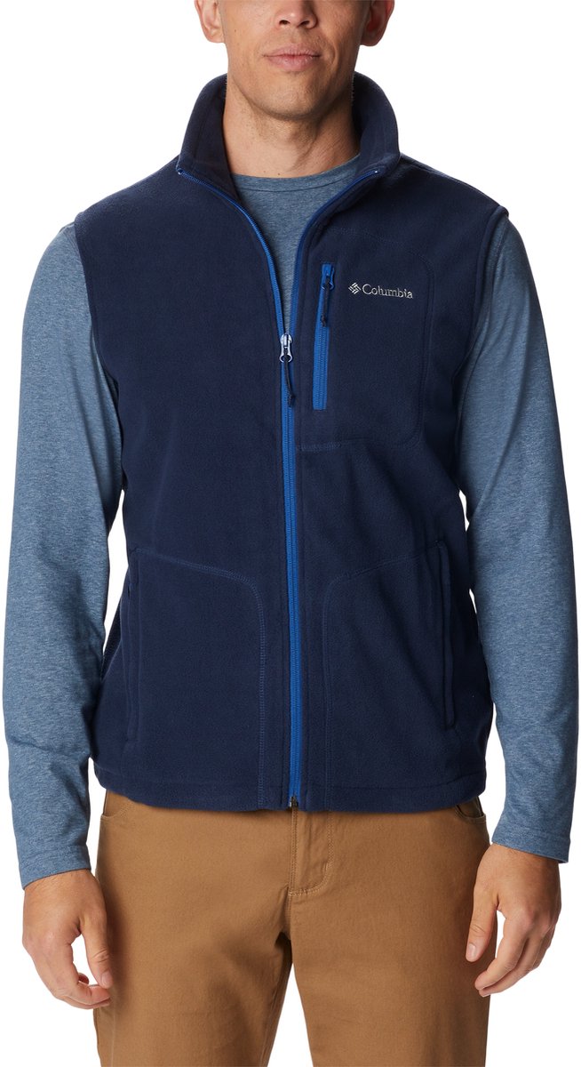 Columbia fast trek™ fleece vest heren outdoorvest - collegiate navy