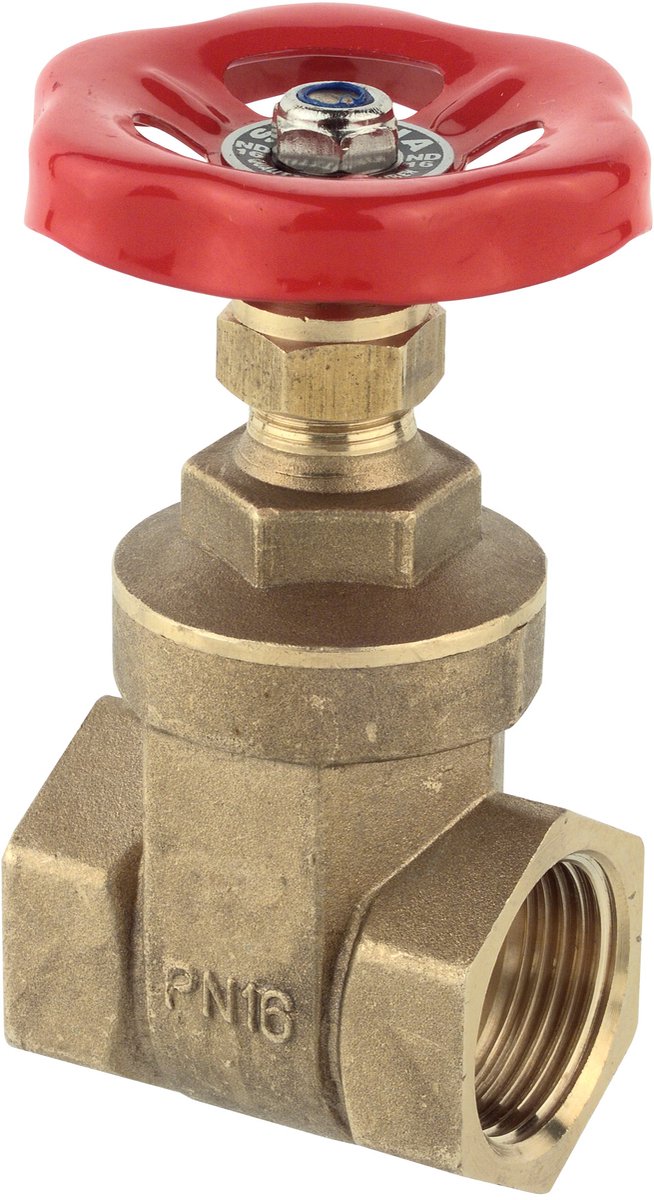 Kirchhoff messing mofschuiver - 1 bi - pn16