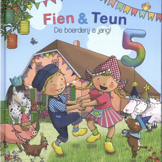 Fien en teun boek de boerderij is jarig