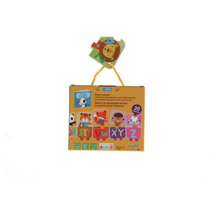 Rebo uitgevers mijn eerste alfabet puzzeltrein + boek