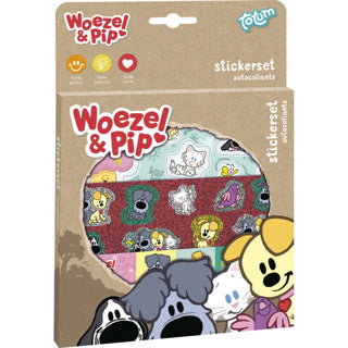 Bambolino woezel pip stickerset