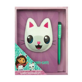 Undercover squishy notitieboek gabby's poppenhuis met pen