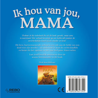 Rebo publishers ik hou van jou, mama - kartonboek