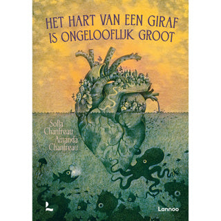 Boek het hart van een giraffe is gigantisch groot