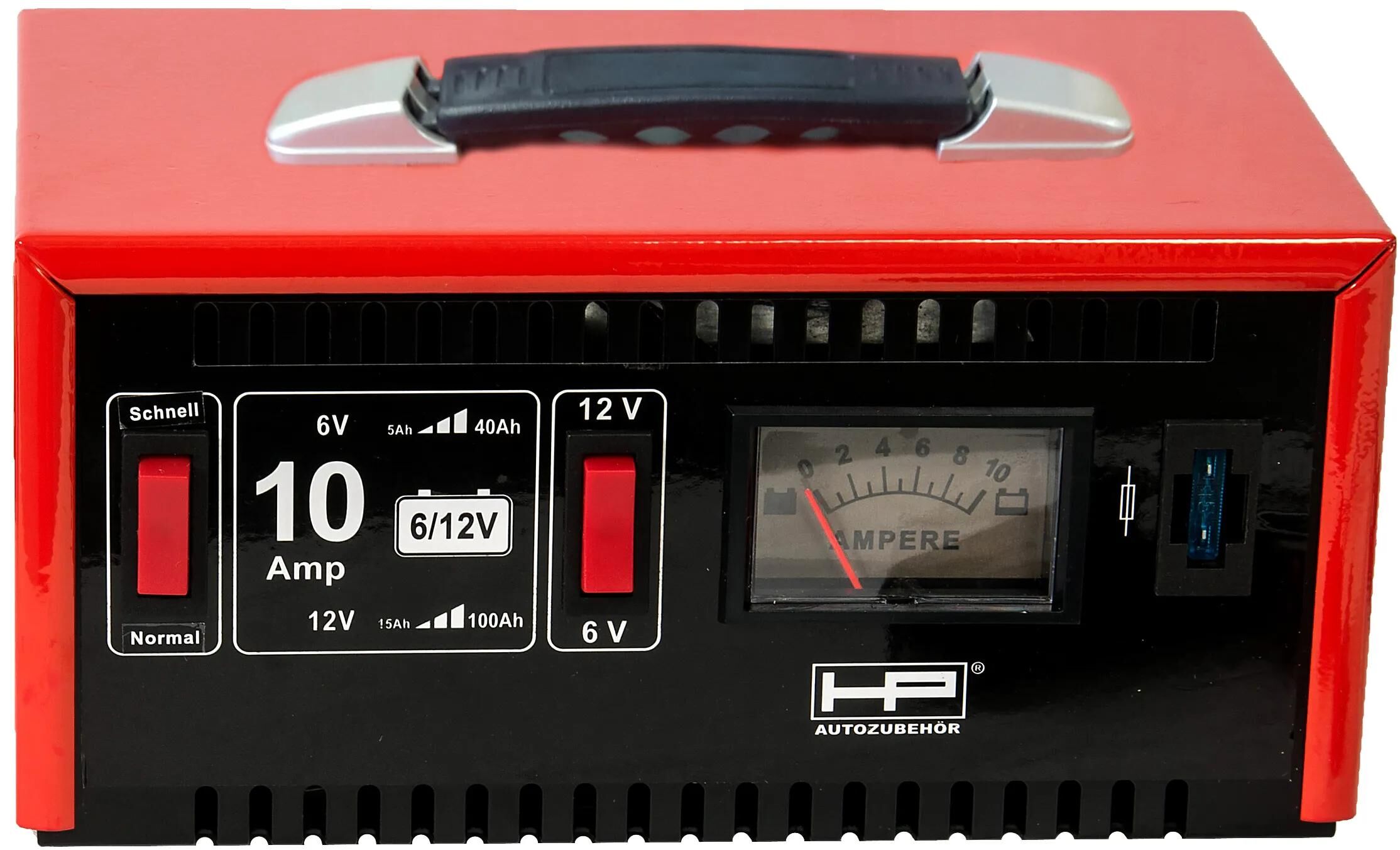 Hp batterieladegerät charger 6 12v 10a 15-120ah, metal
