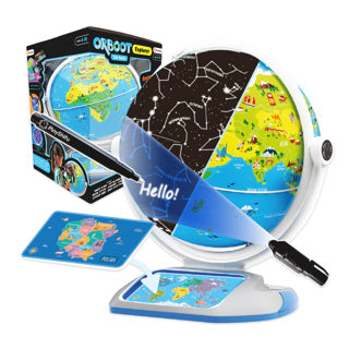 Gear2play orboot explorer interactieve wereldbol – spelenderwijs de wereld ontdekken – incl. app 3d beelden - educatief