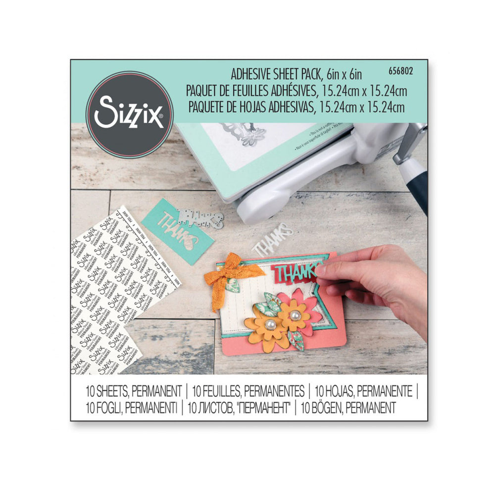 Sizzix • self-adhesive sheets 15x15cm