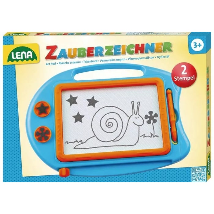 Lena magisch tekenbord met 2 magneetstempels