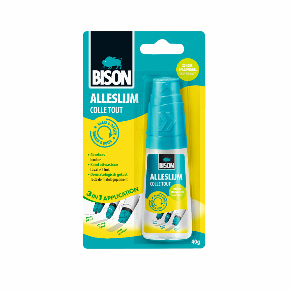 Bison alleslijm ov draai doseer flacon | 40 g - 65886