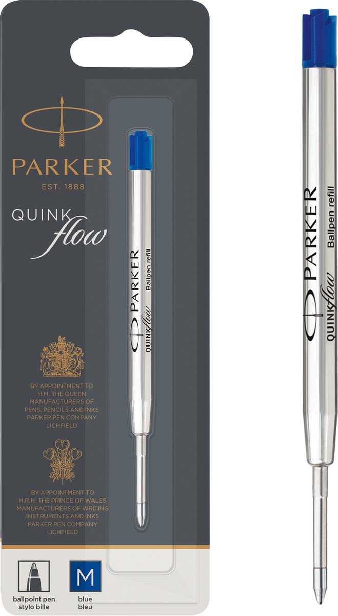 Navulling parker quinkflow blauw medium 0,7 mm