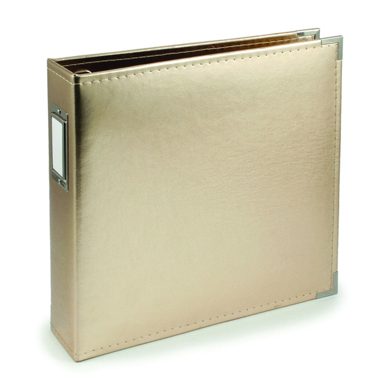 We r makers • classic leather ring album gold 30,5x30,5cm