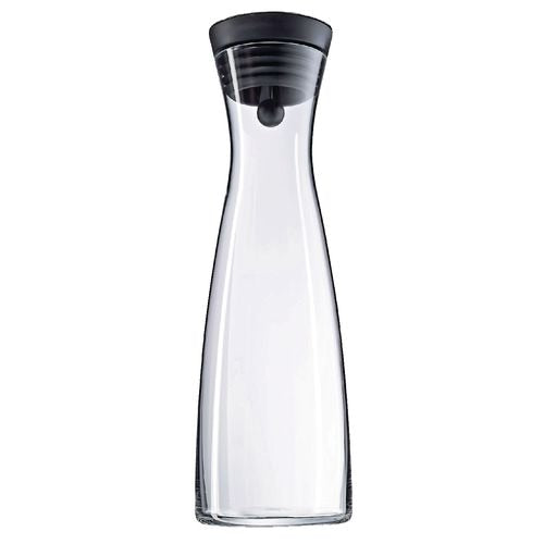 Waterkaraf wmf 1,5l glas, staal transparant, zwart