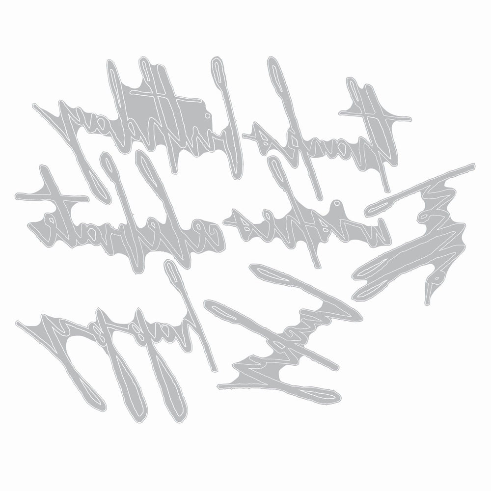 Sizzix • handwritten celebrate by tim holtz