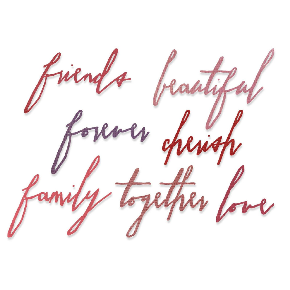 Sizzix • handwritten love by tim holtz