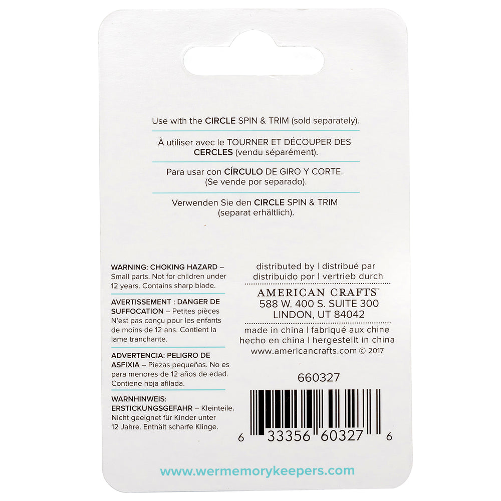 We r makers • circle spin trimmer refill blades 2stuks