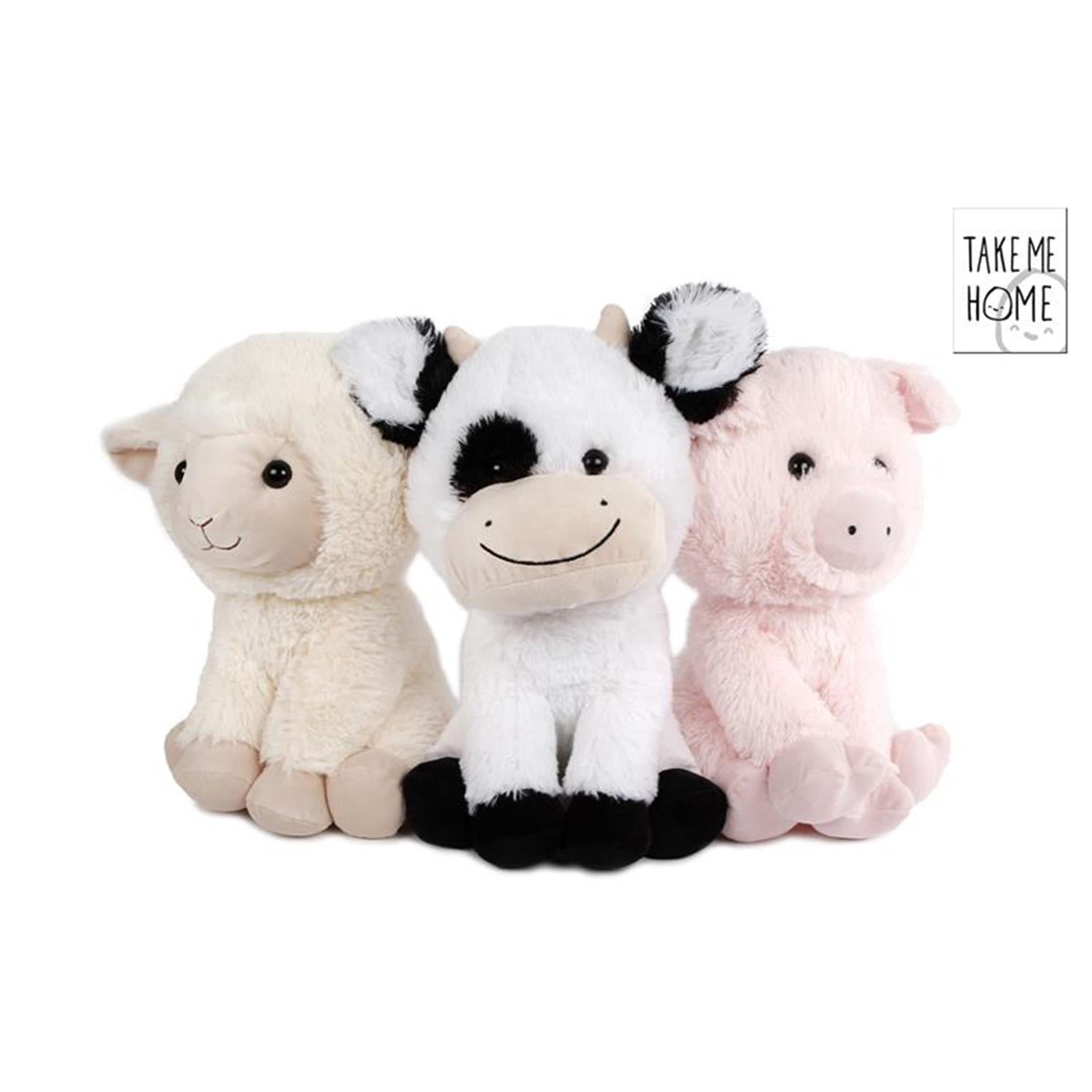 Take me home boerderij dier pluche 30cm