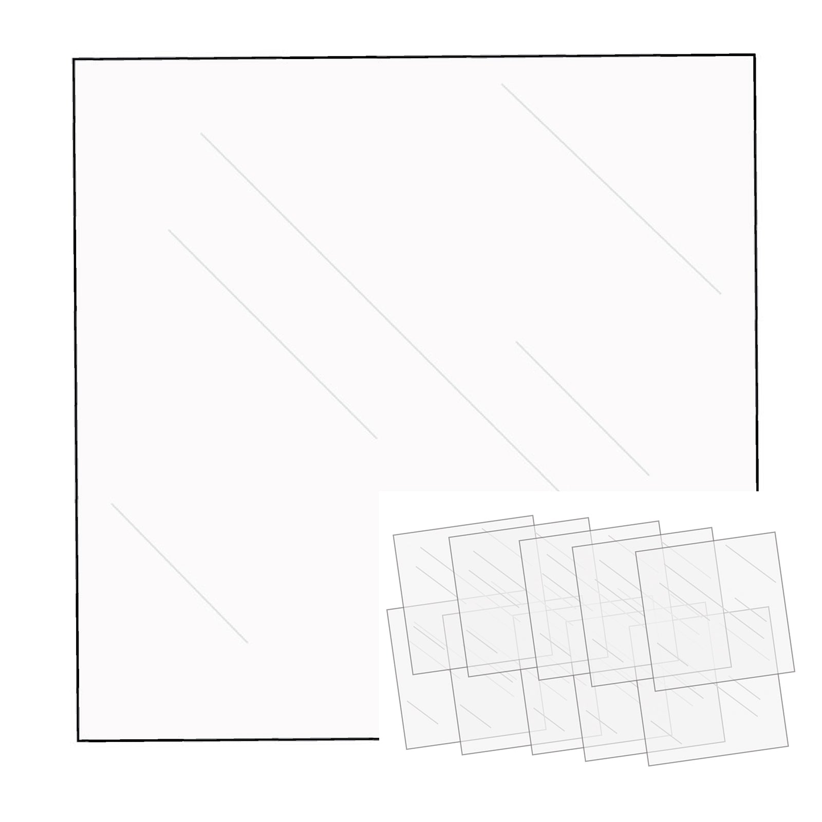 We r makers • fuseables clear sheets 10pcs