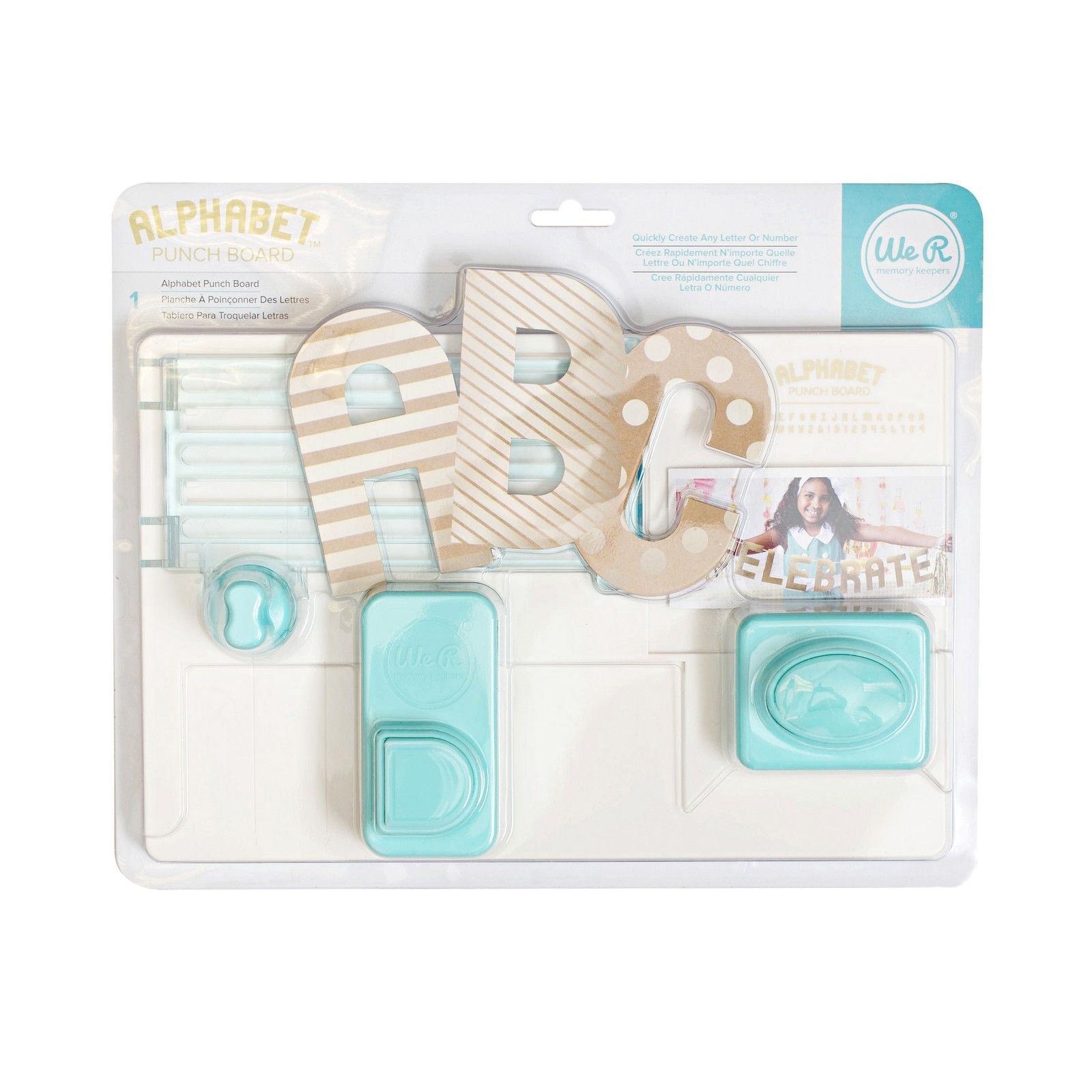 We r makers • alphabet punch board