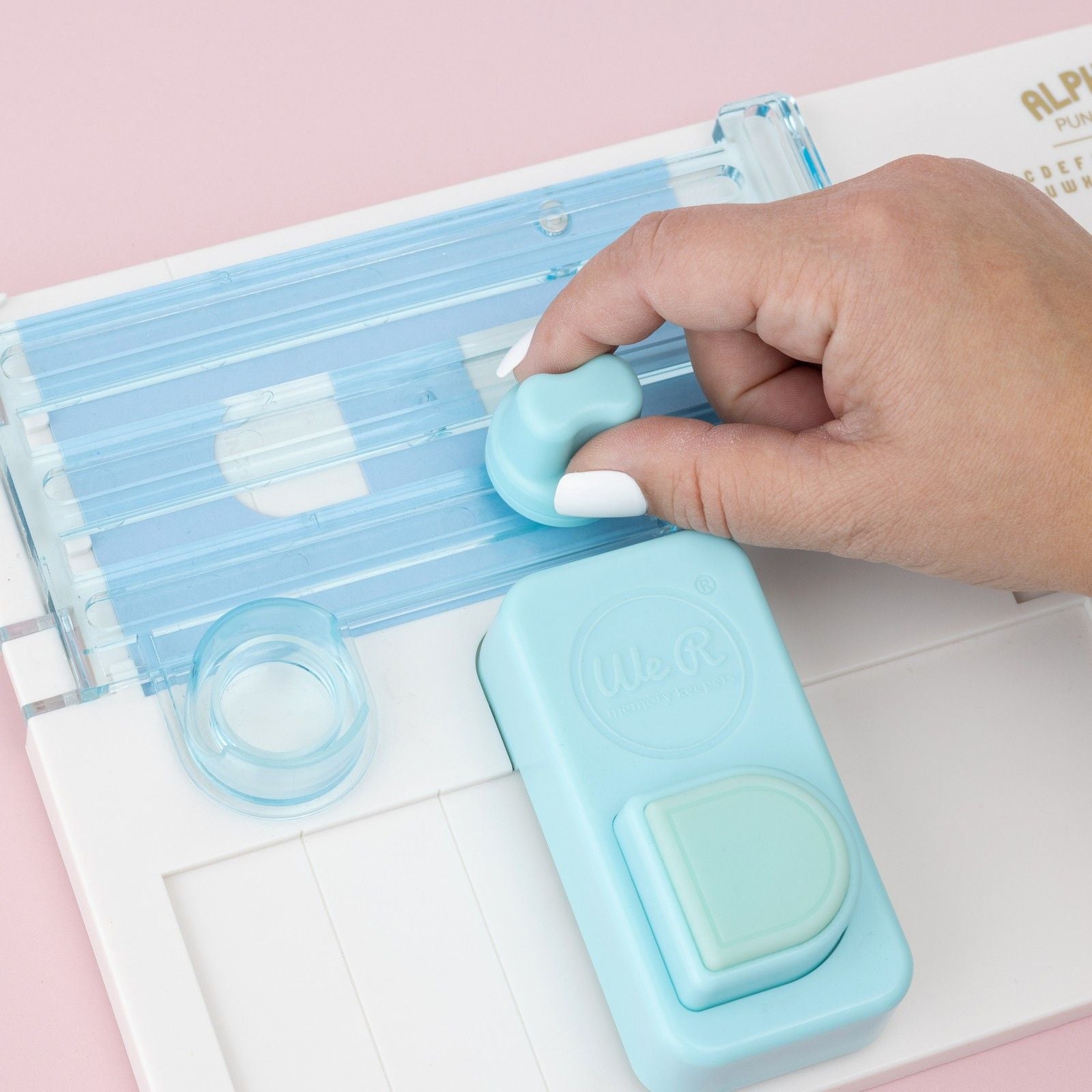 We r makers • alphabet punch board