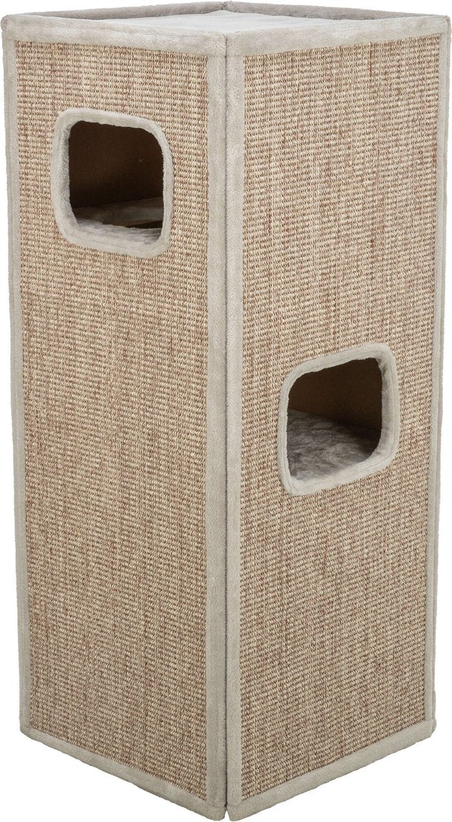 Trixie - krabpaal cat tower juno - grijs - 116 cm