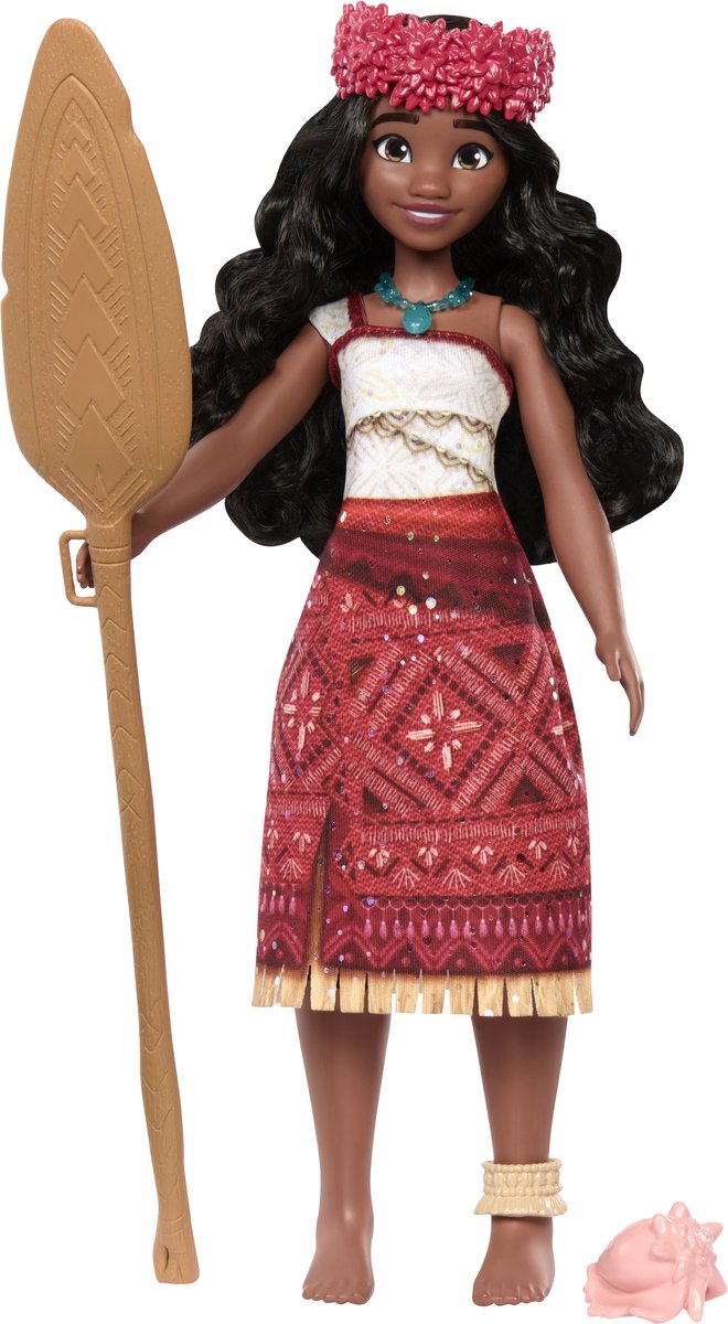 Mattel pop moana 2 zingende pop met accessoires - speelgoed.