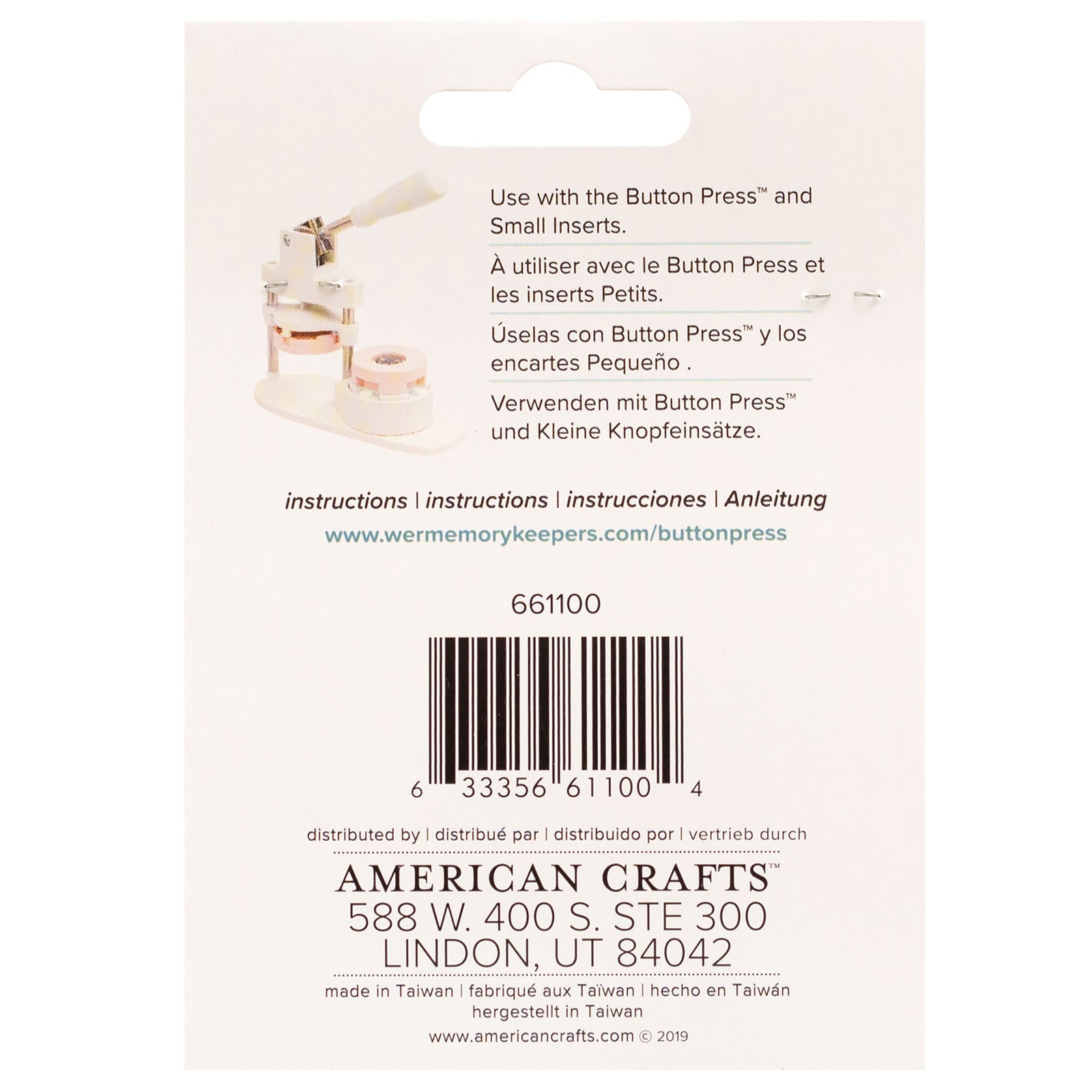 We r makers • button press paperclips set