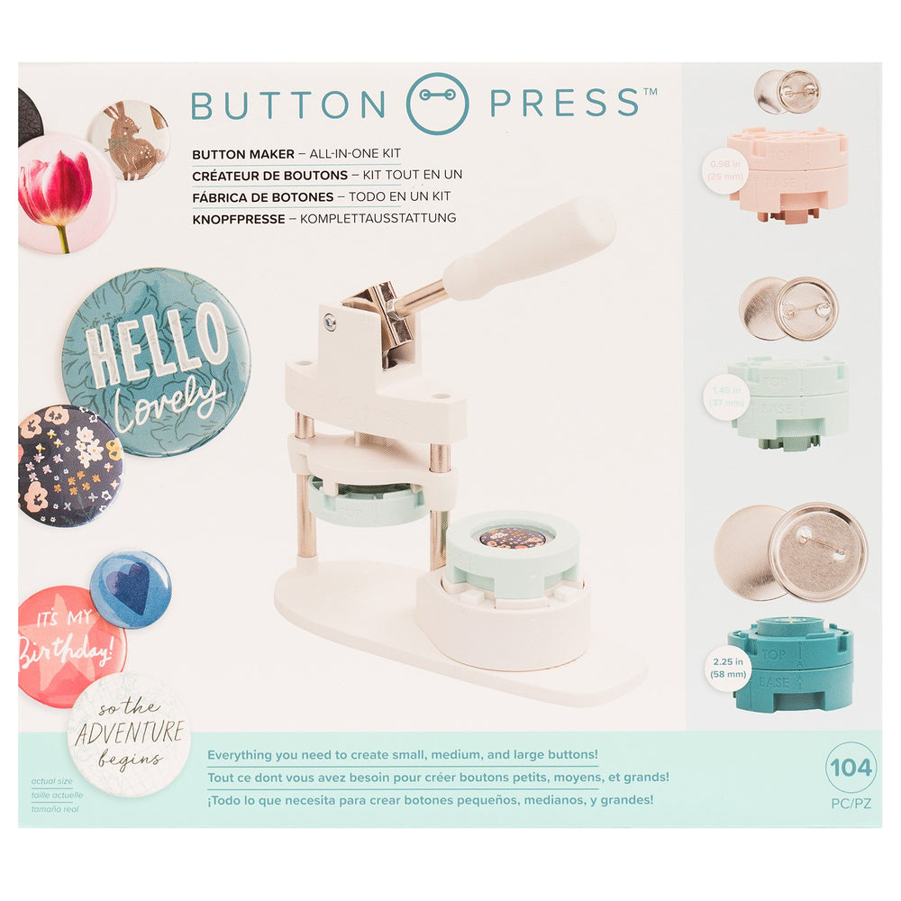 We r makers • button press bundle all-in-one kit