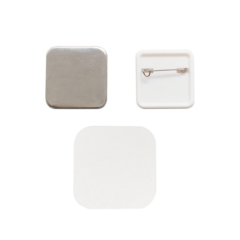 We r makers • button press navulling vierkant ø32mm 10pcs