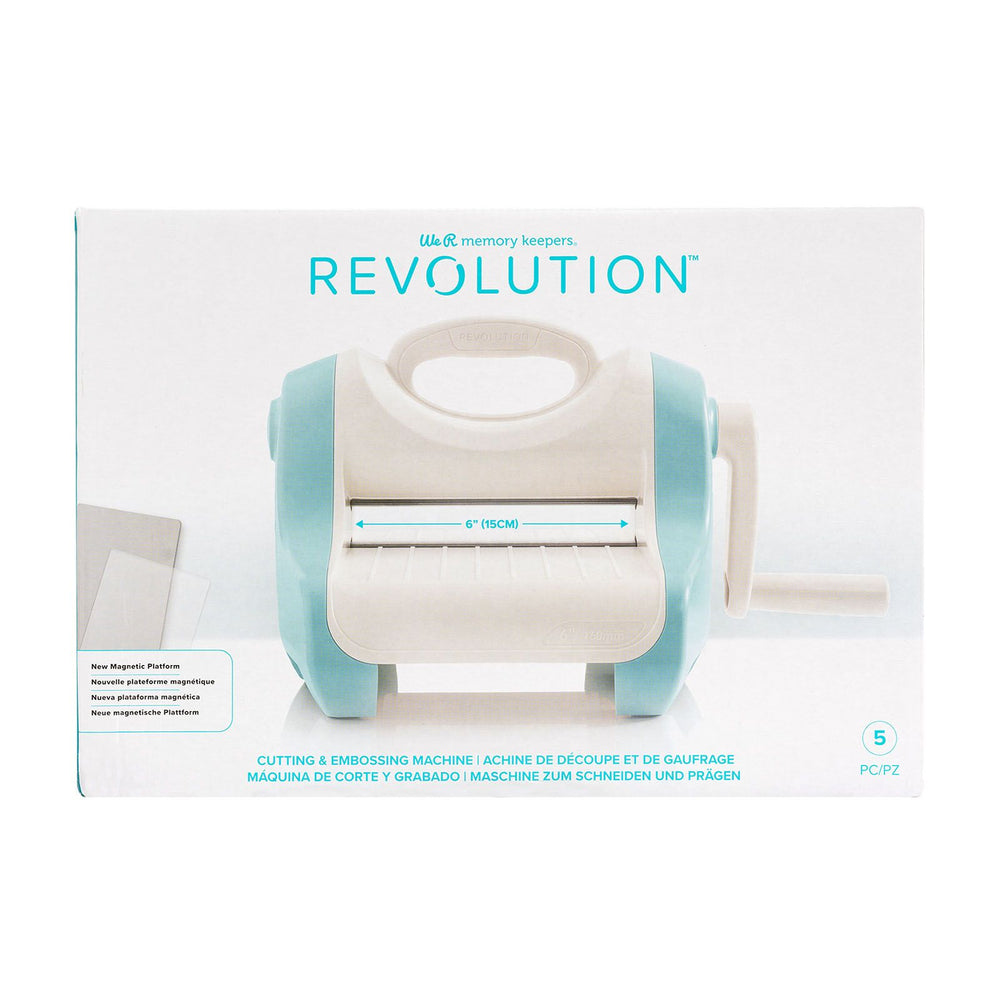 We r makers • revolution cutting embossing machine a5
