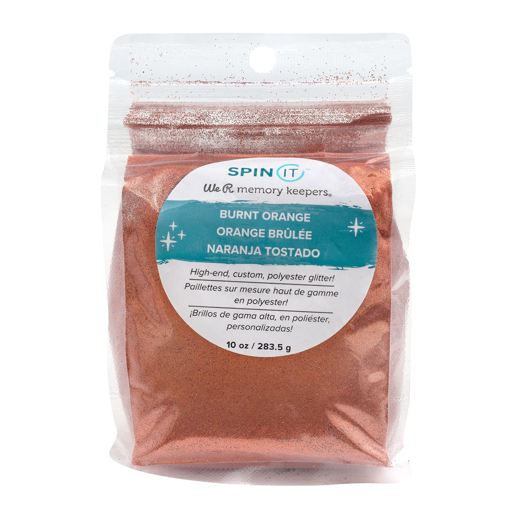 We r makers • spin it extra fine glitter burnt orange