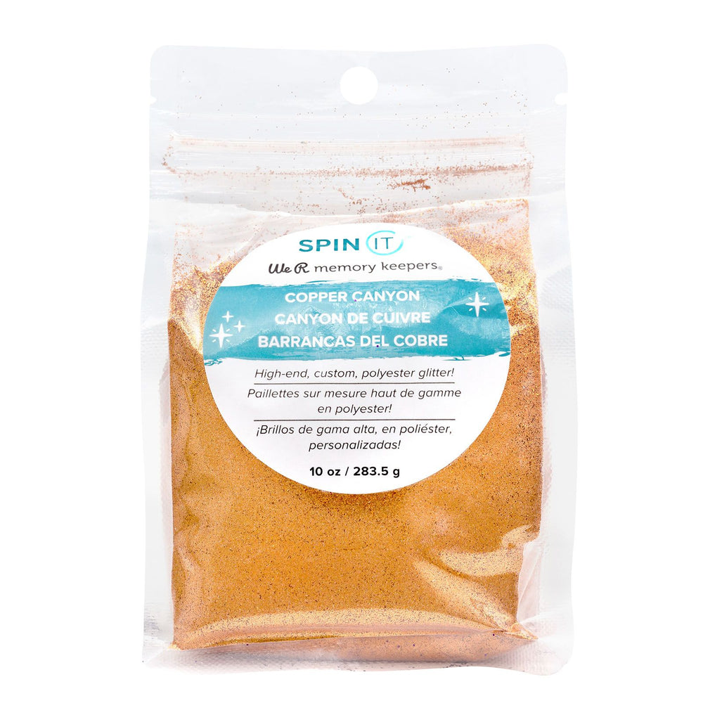 We r makers • spin it extra fine glitter copper canyon
