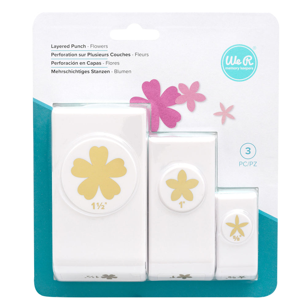 We r makers • punch set flowers