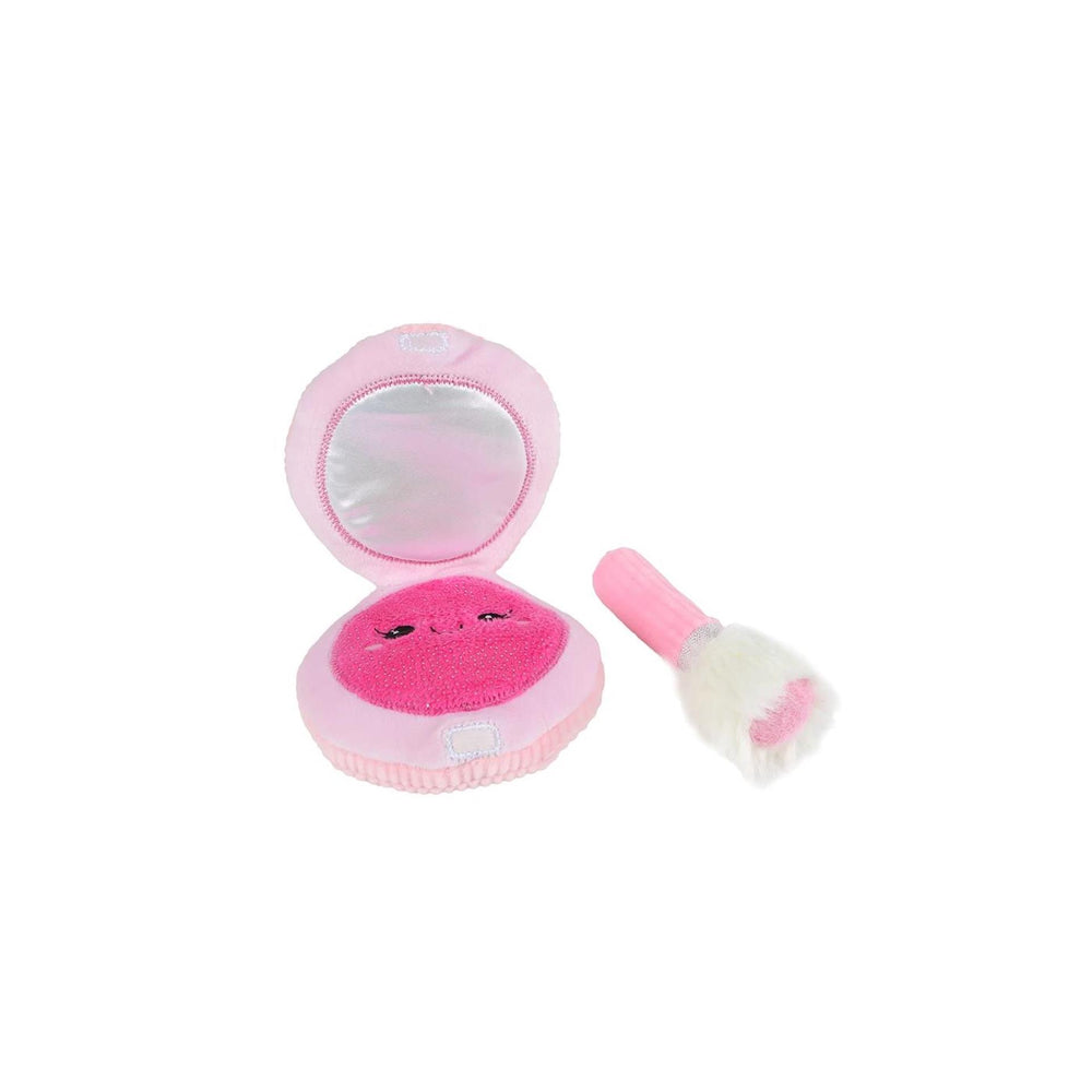 Glamour poederdoos pluche 2ass 10cm