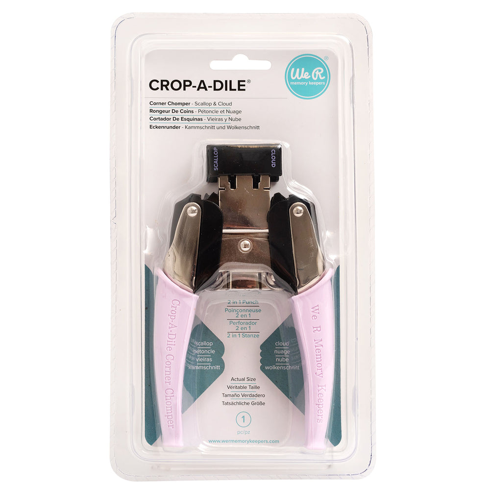 We r makers • crop-a-dile corner chomper scallop cloud