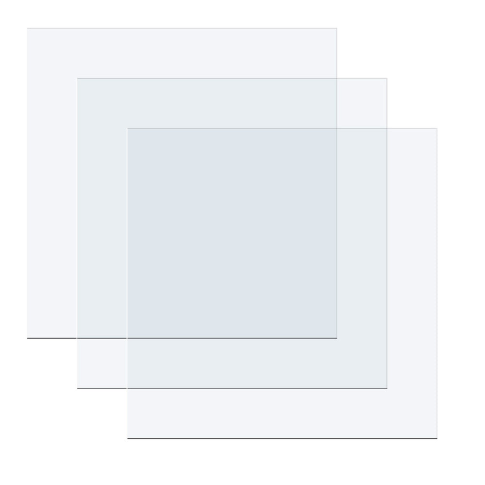 We r makers • 3d mold press clear plastic sheets 6st.