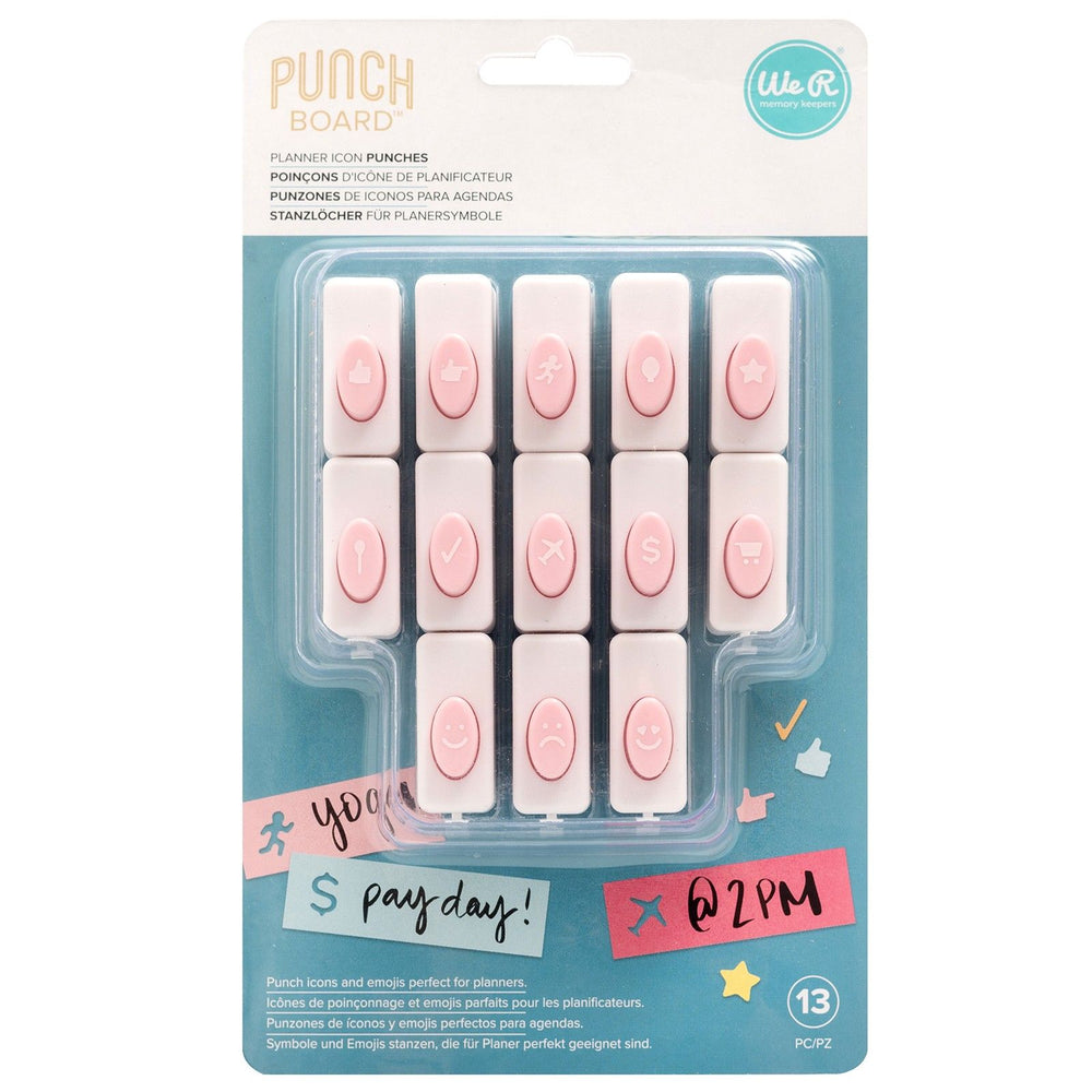 We r makers • planner icon punches 13pcs