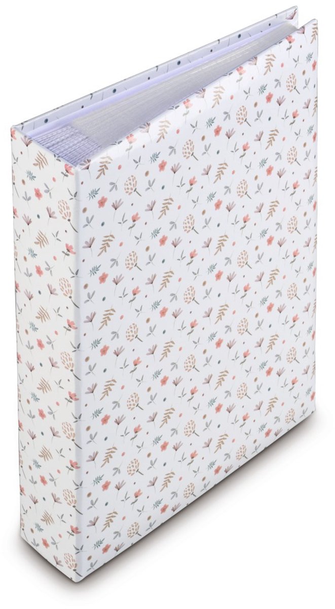 Hama inschuif album - floral - 10x15 - 200 pagina's - wit