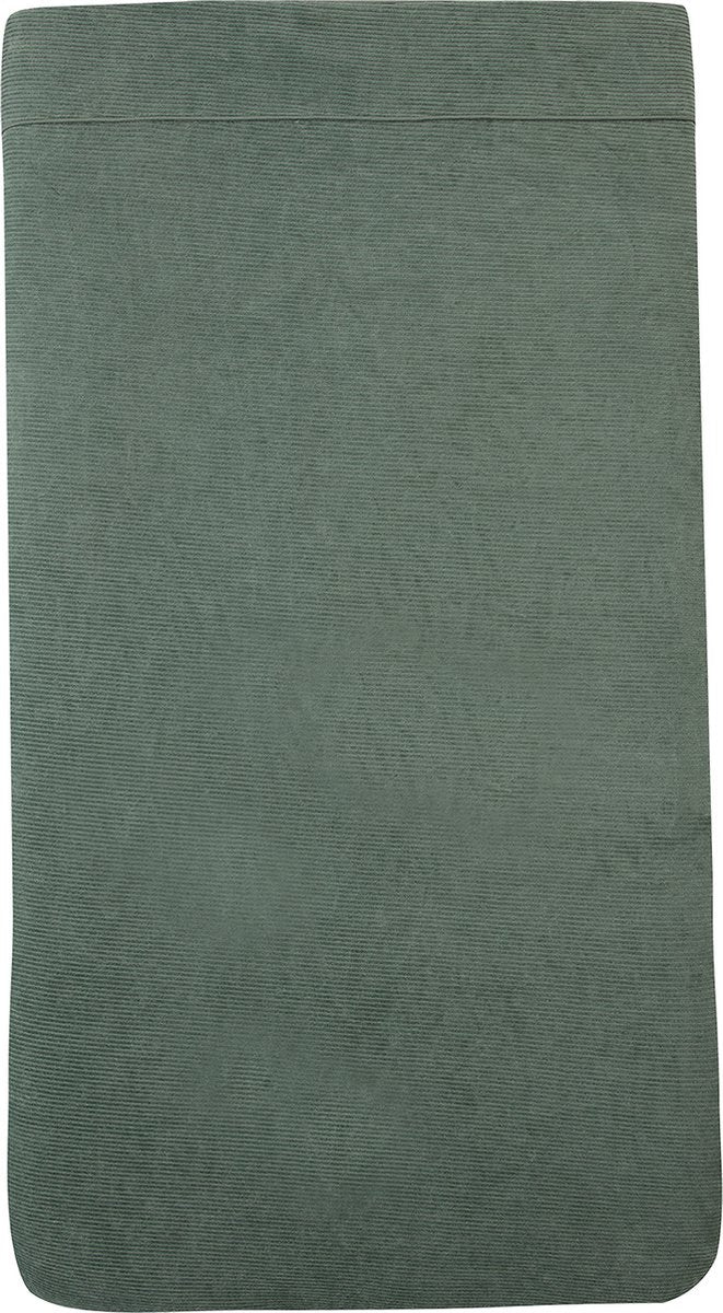 Witlof for kids ledikantdeken tuck-inn forest green velvet rib 60 x 120 cm