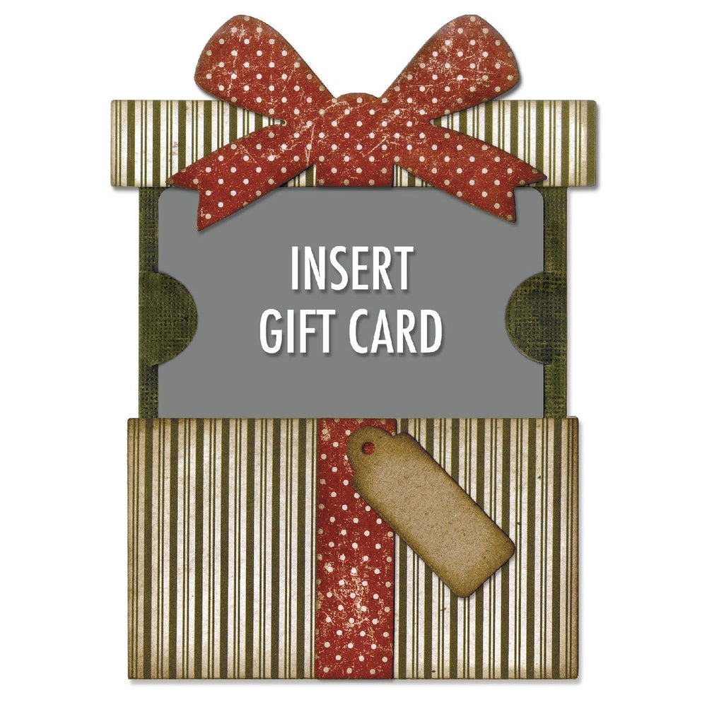 Sizzix • thinlits die set 6pcs gift card package by tim holtz