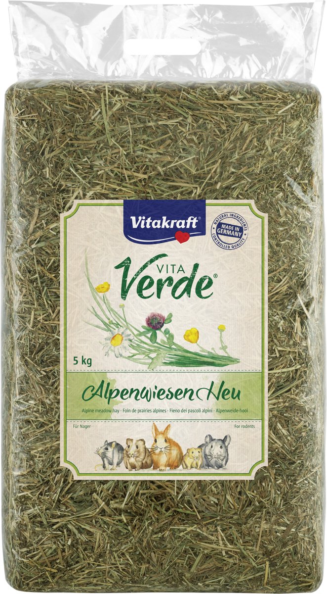 Vitakraft vita verde alpenweidehooi - 5 kg