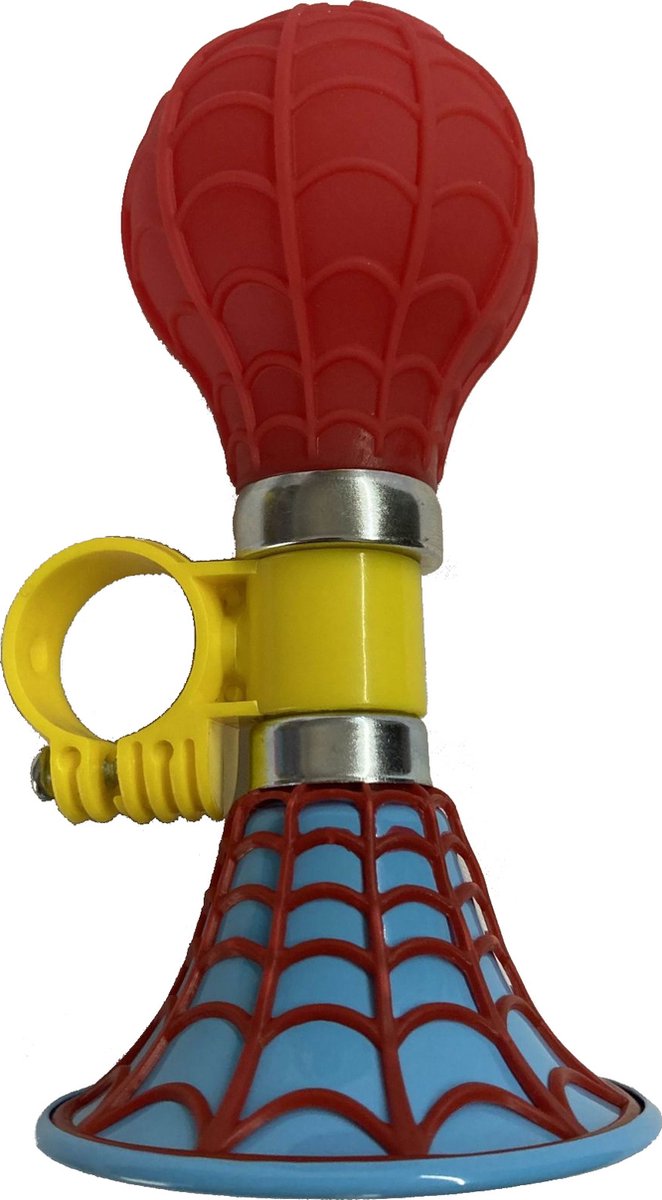 Spidey en zijn geweldige vrienden fietstoeter - jongens - rood blauw geel