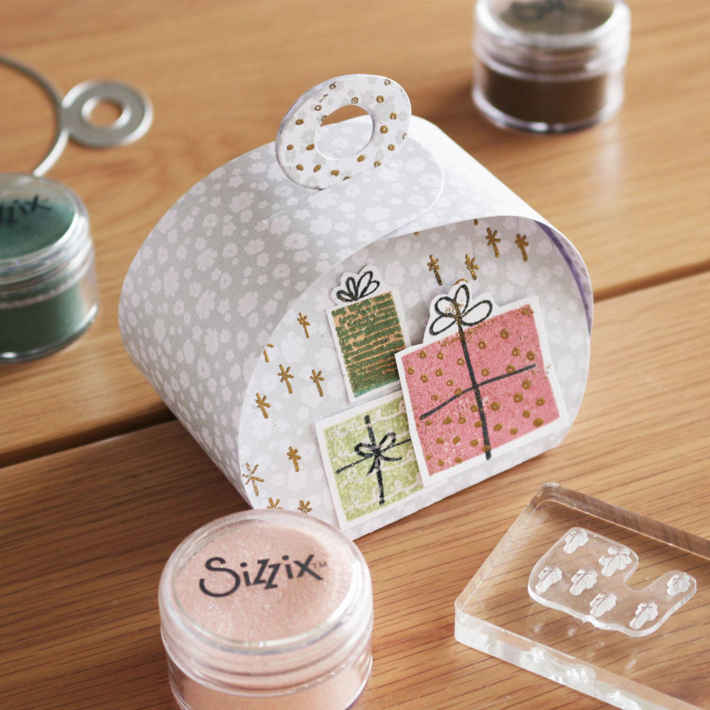Sizzix • embossing powder opaque ballet slipper