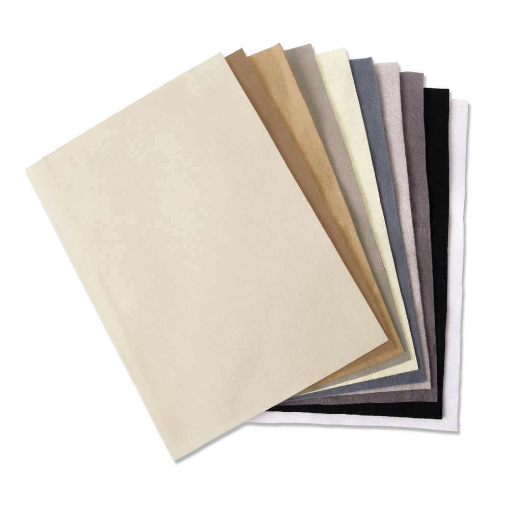 Sizzix • accessory felt sheets neutrals