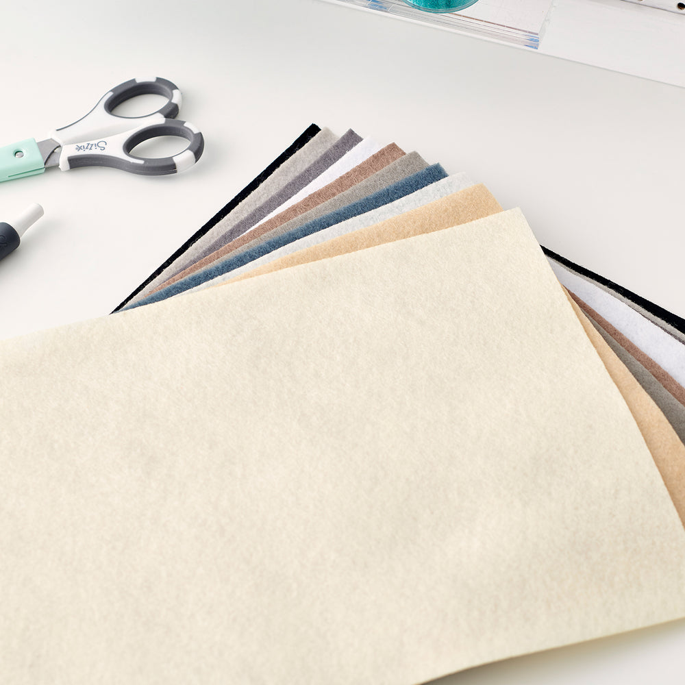 Sizzix • accessory felt sheets neutrals
