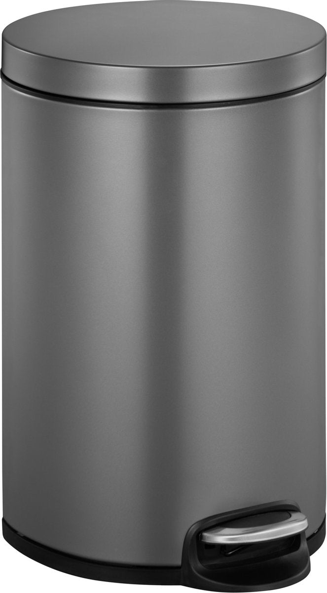 Eko - serene pedaalemmer 20 liter - stainless steel plastic - platinum - prullenbak